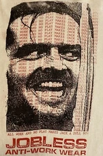 Jobless Anti-Work Wear Vintage ALL WORK NO PLAY "Jack” SHIRT Shepard Fairey OBEY