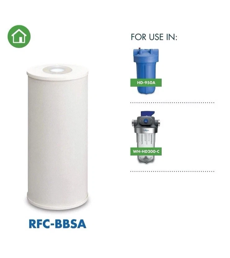 Culligan Medium Whole House Carbon Filter Cartridge RFC-BBSA For HD950A - Image 4 of 4
