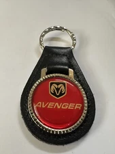 Vintage Keychain NOS Dodge Avenger Key Fob Keyring 90s 00s