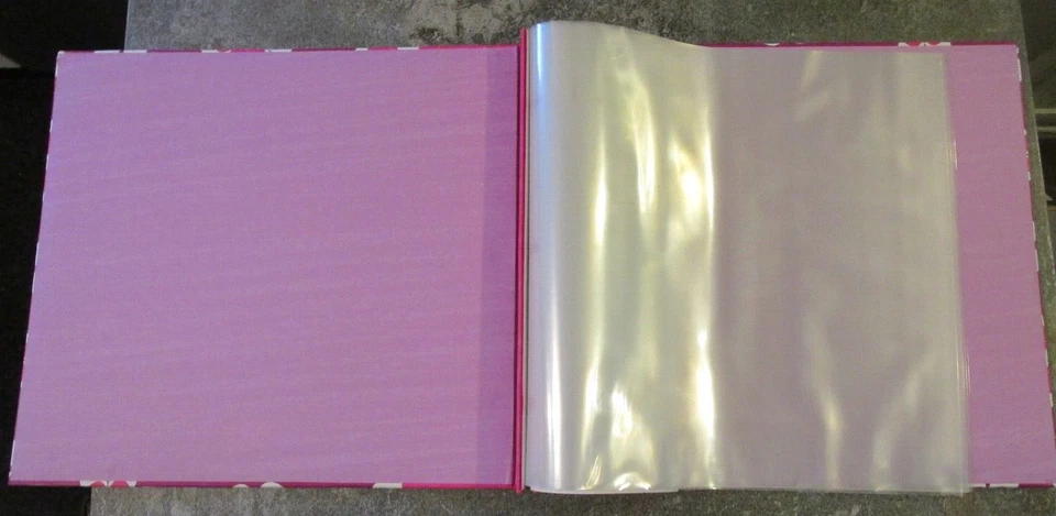 Álbum de recortes encuadernado Pink Flowers 12x12 8 páginas/16 hojas NUEVO Foto 3 de 4