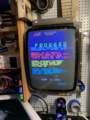 Sega gremlin Frogger Arcade PCB working 1981 - Picture 1 of 8