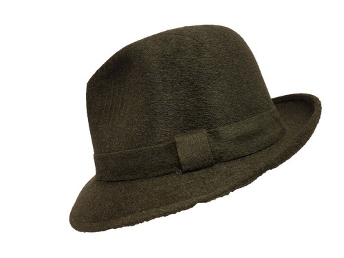 BORSALINO CAPPELLO UOMO FELTRO CLASSIC FUR FELT MEN HAT FEDORA VERDE  TAYLORED | eBay