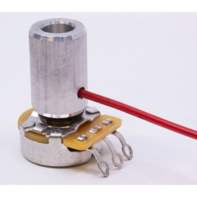 Potentiometer Cleaning Cap, Aluminum, Thread: 3/8  x 32