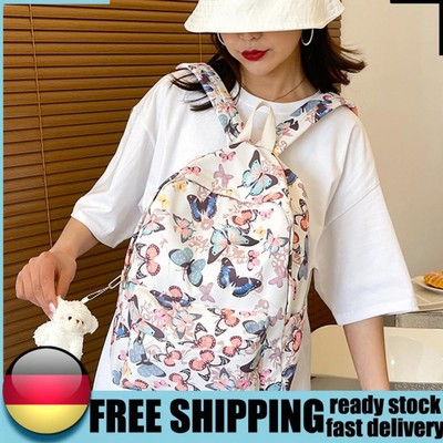 Fashion Backpack with Pendant Laptop Rucksack Large Capacity for Outdoor Camping