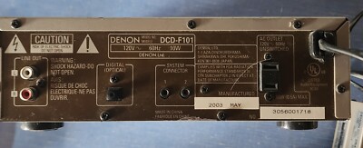 Denon DRA-F101 Hi-Fi Stereo Amplifier + DCD-F101 Mini CD Player CD