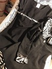 HOLIDAY EDITIONS BLACK AND WHITE ZEBRA DRESS AND COAT SMALL 6/6X NWT — photo 6