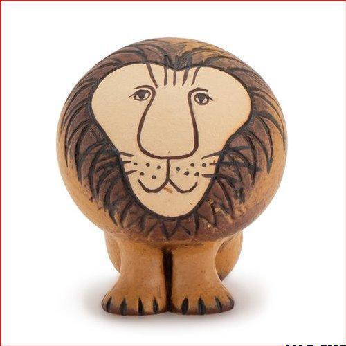 Lisa Larson Lion Semi-Medium Pottery Figurine Ornament 