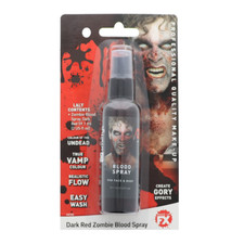 Dark Blood Spray - 2 Fl Oz, Pump Action Spray Realistic Blood, Create Gory Scene