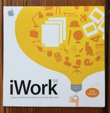 2005 Macintosh Mac iWork 05 Trial Version Software Installation Install CD Disc