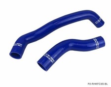 P2M 3 Ply Silicone Reinforced Radiator Hoses for Mazda RX-7 FC3S 13B 85-92 BLUE