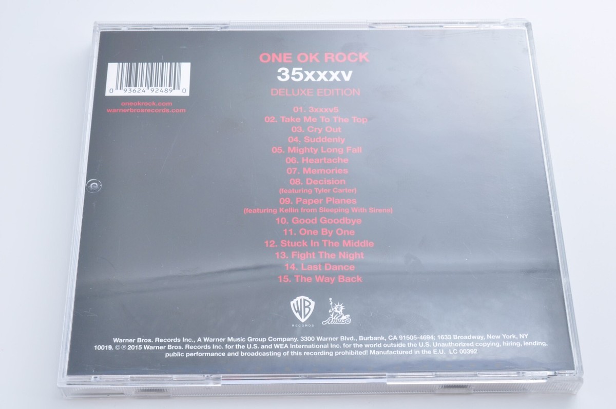 ONE OK ROCK 35xxxv Deluxe Edition CD Album 2015 from Japan