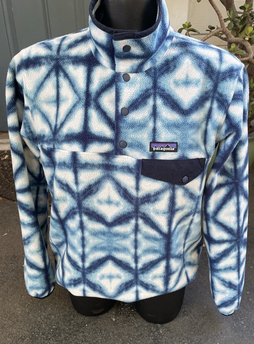 Women's PATAGONIA Blue Diamond Dancer Snap-T Synchilla Fleece