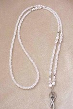   LUNG CANCER AWARENESS  ID BADGE HOLDER DONATE 30 