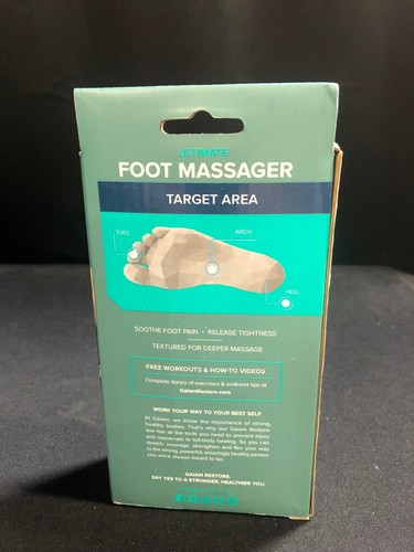 Gaiam Restore Ultimate Foot Massager Ball - Blue - Deep Massage Soothe Foot Pain - Picture 3 of 5
