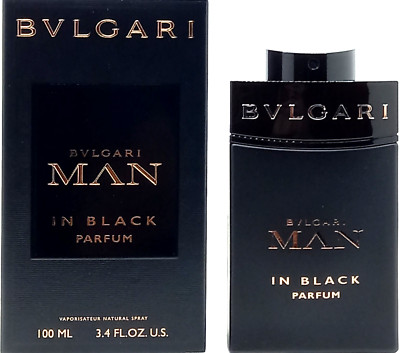 BVLGARI MAN IN BLACK PARFUM SPRAY FOR MEN 3.4 Oz / 100 ml BRAND NEW ITEM!!!