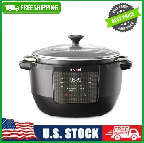 Instant Pot Chef Series 7.5Qt Multifunctional Slow Cooker & Pressure Cooker  -image