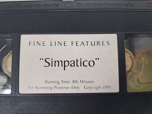 VHS Academy Screener FYC: 1999 "Simpatico" Jeff Bridges, Nick Nolte - Picture 4 of 5
