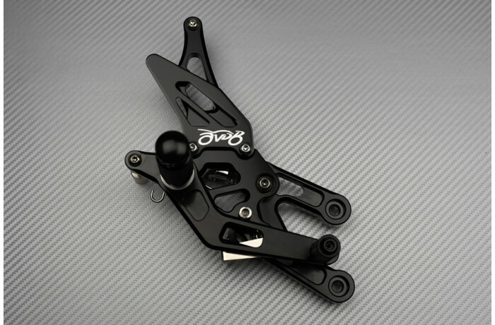 Commandes reculées bleues CBR 600 RR piste et circuit 2003 2004 - 3