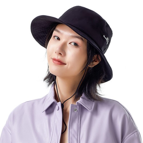 2 Pcs Black Bucket Hats Women's Wide Brim Sun Cap Fishermen UV Protection UPF50+ - Picture 11 of 11