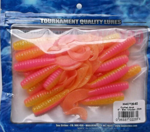 20 GOT-CHA 4" ELECTRIC CHICKEN CURL TAILS