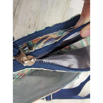 ETA Everyday Travel Adventure Crossbody Tropical Jungle Print Bag