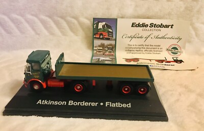 Atlas Editions Eddie Stobart Atkinson Borderer Flatbed NEU in OVP