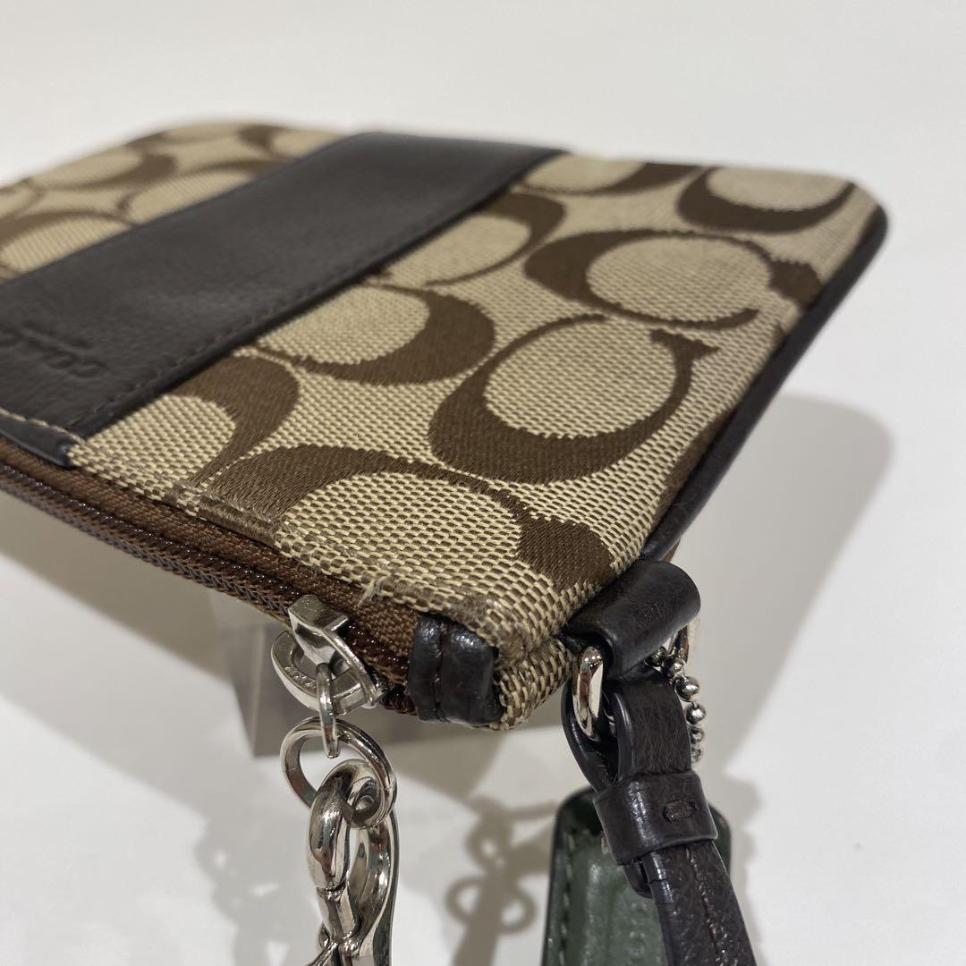 バッグ Coach Signature Accessory Pouch Brown s-l1200.jpg
