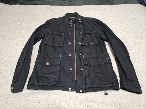 Raw Correctline By G-Star Cl Etosha City Noir Black Utility Overshirt Size Large - Picture 10 of 15