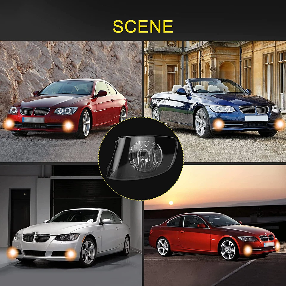 Par de luces antiniebla de humo para BMW Serie 3 E92 E93 2007-2011 cupé 335i/328i Foto 4 de 4