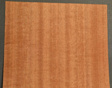 Makore Raw Wood Veneer Sheet 11 x 98 inches 1/42nd thick Long Sheet 4672-05