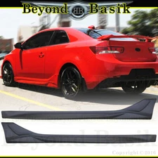 For 2010 2011 2012 2013 Kia Forte Koup 2pc NEFD Style Aero SIDE SKIRTS Body Kit