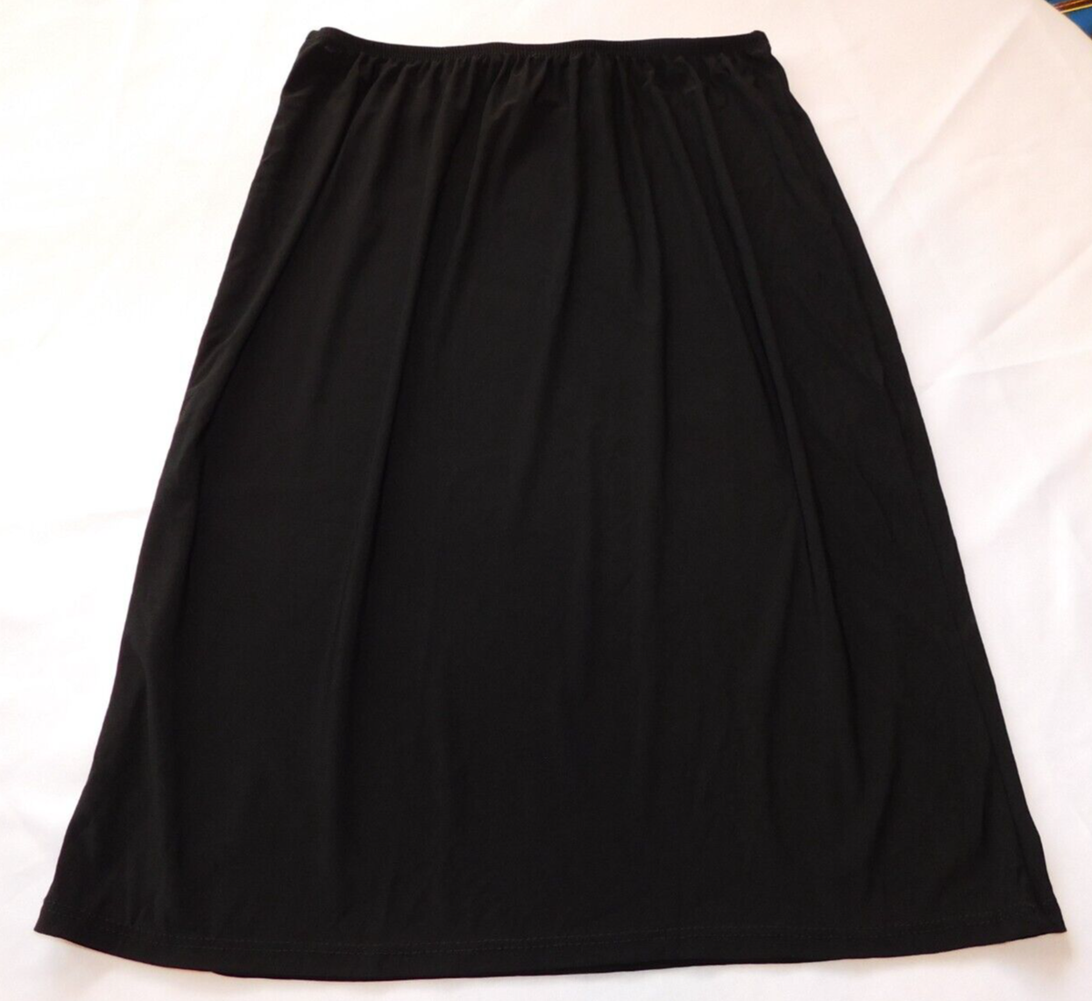 Anthony Original Women's Ladies Black Skirt Half Slip Size M