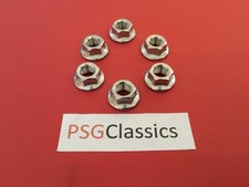 Kawasaki Z750 ZR750 2003 onwards Rear Sprocket Nuts Stainless Steel Set x6