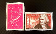 FRANCE 1956 / 1957 - TIMBRES NEUFS*- YT  1081 et 1092 - A. Parmentier...