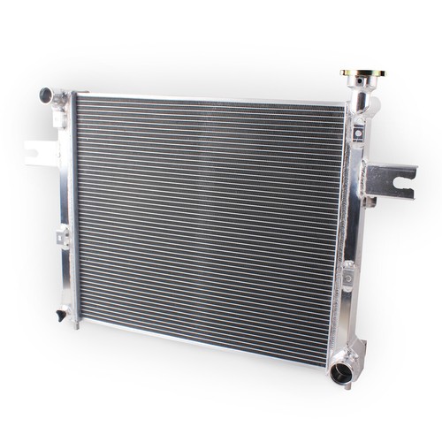 Radiador de aluminio de 2 filas para Jeep Commander 3,7 L gasolina 4,7 L 2006-2010 2007 2008 - Imagen 2 de 10