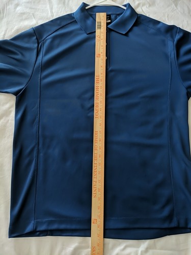 Nike Men’s Golf Dri Fit Short Sleeve Polo Shirt Blue Size Lg Jackson Logo - Picture 8 of 9