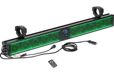 Boss Audio BRT37SLR Slim Bluetooth Sound Bar 37'' UTV IPX5 LED Speaker Soundbar