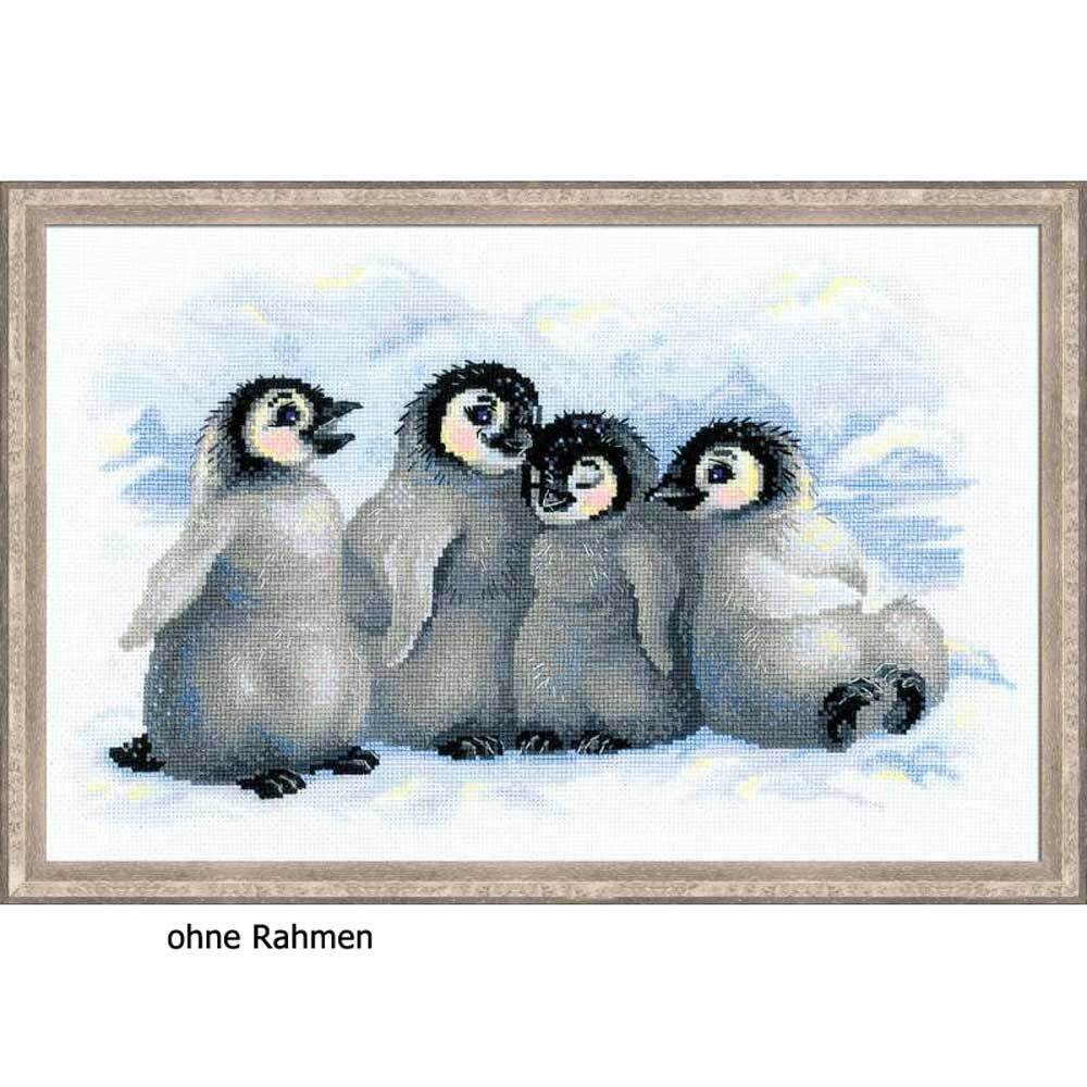Riolis counted cross stitch Kit Funny Penguins, DIY
