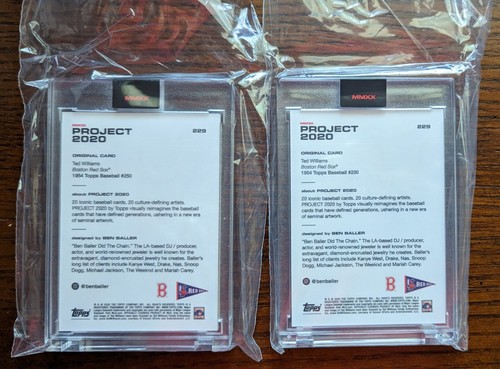 TOPPS PROJECT 2020 Assorted Players w/ original box *Print Runs in description - Picture 145 of 161