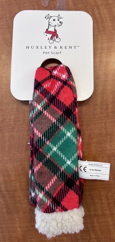 NWT Huxley & Kent Pet Christmas Dog Scarf Size Medium
