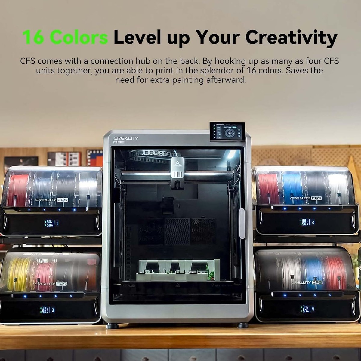 Refurbished】Creality Filament System-CFS 16 Colors Auto Filament
