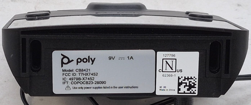 Poly CB8421 Base W/ Zasilacz do bezprzewodowego zestawu słuchawkowego Savi Office - Zdjęcie 6 z 7