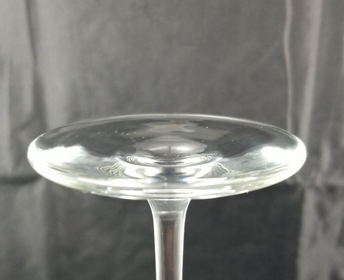 Cobalt Blue Champagne Flutes Glasses Toasting 7.75” H Clear Stem Glass Set Of 2 - Picture 4 of 4