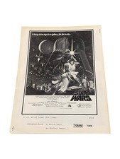 Vintage Star Wars Original Movie Pressbook Press Kit Pages 2-19 Collectible 1976