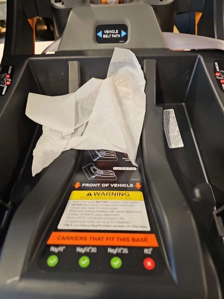 Asiento de coche infantil Chicco KeyFit 35 cremallera Cleartex, ceniza ¡Nuevo! Foto 4 de 4