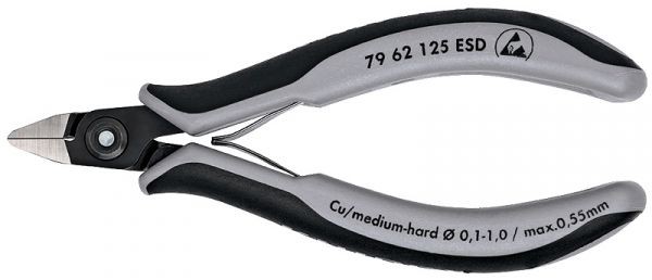 Knipex PräZ.-Elek.-Seitenschneider -7962125ESD-image