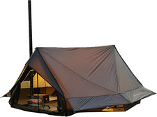 Hot Tent with Stove Jack – 4 Season Waterproof & Windproof Shelter for 1–4 Peopl