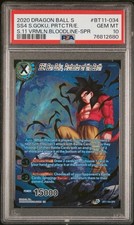Dragon Ball Super TCG BT11-034 SS4 Son Goku Protector Of The Earth SPR PSA 10!