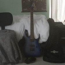 Ibanez RGA42FM Blue 6-String Solid Body Electric Guitar w/ Gig Bag