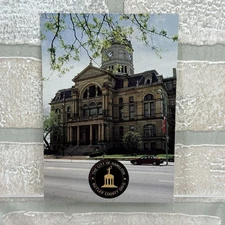 Hamilton, OH Ohio Butler County Courthouse Built 1885 Vintage Postcard UNP